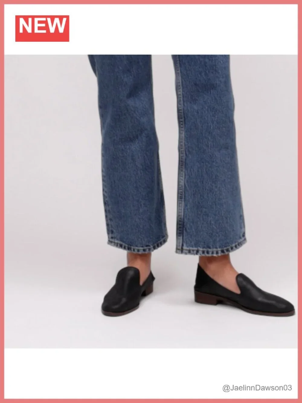 Leather Penny Loafers for Women Memory Foam Slip-On Work Shoes Almond Toe